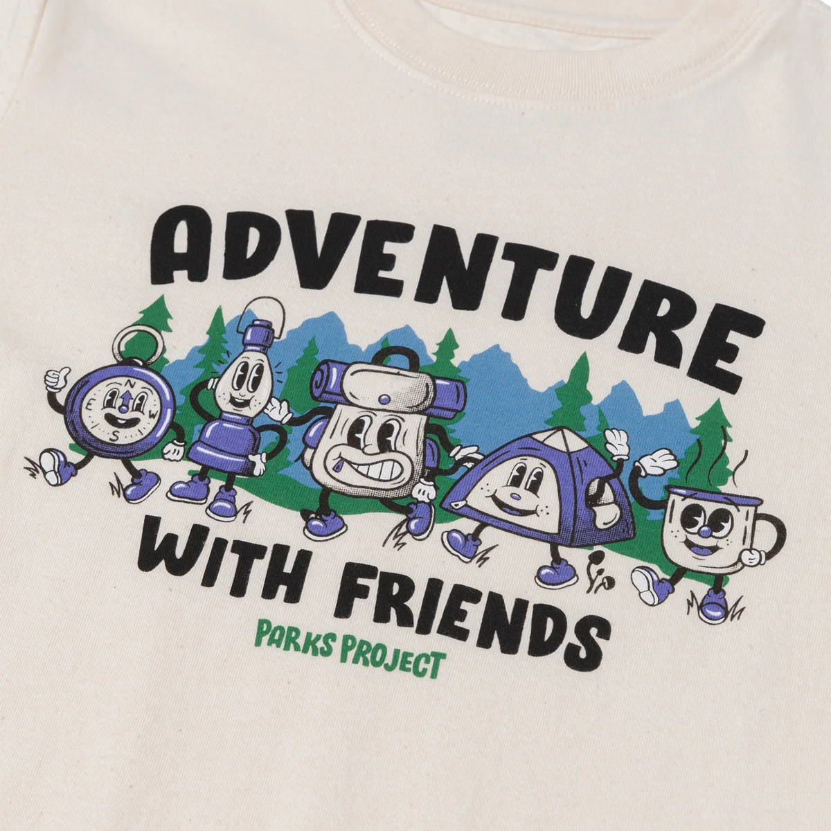 Youth Adventure With Friends Camp Tee alternate view