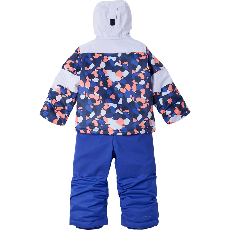Youth Toddler Mighty Mogul II Set, Columbia Youth Mighty Mogul II Set in Collegiate Navy Winterbloom Blue back