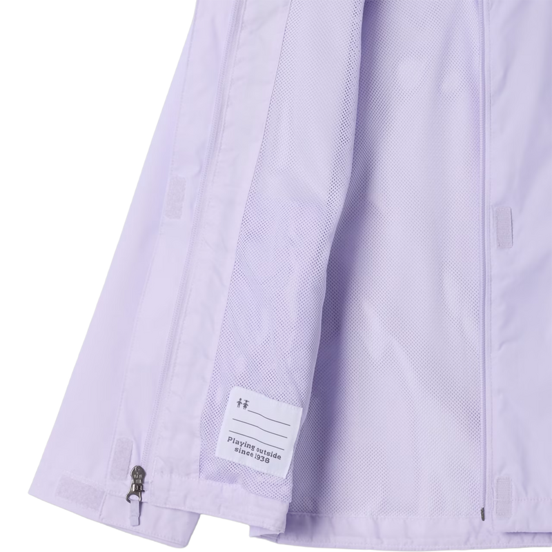 Youth Arcadia II Jacket, Columbia Youth Arcadia II Jacket in 568 Purple Tint tag