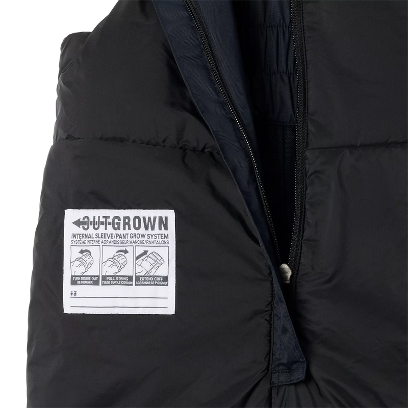 Youth Adventure Ride II Bib, Columbia Youth Adventure Ride II Bib in Black inner lining, zipper and name tag