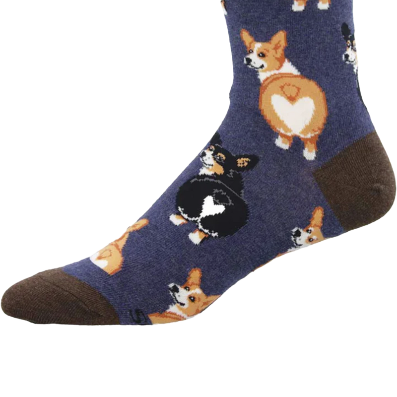 Corgi Butt, Socksmith Corgi Butt toe and heel