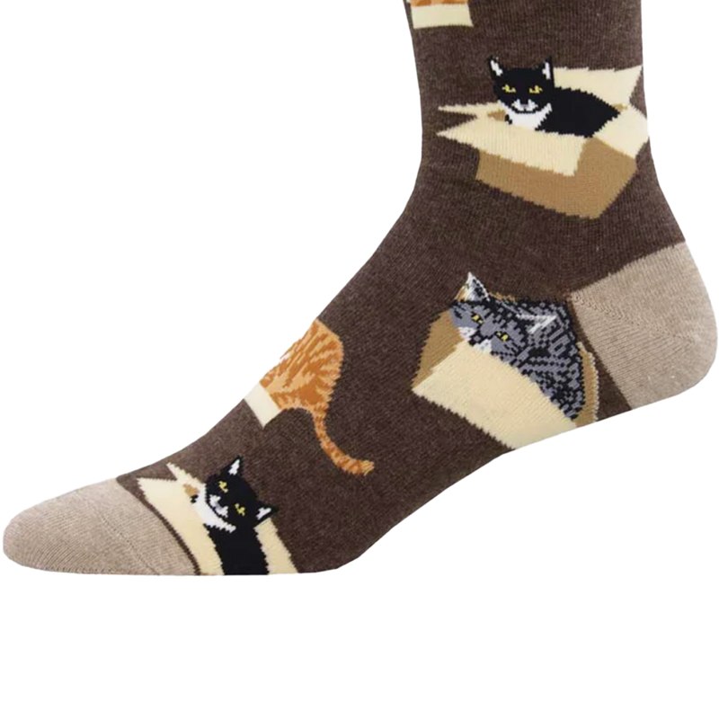Cat in a Box, Socksmith Cat in a Box  toe and heel