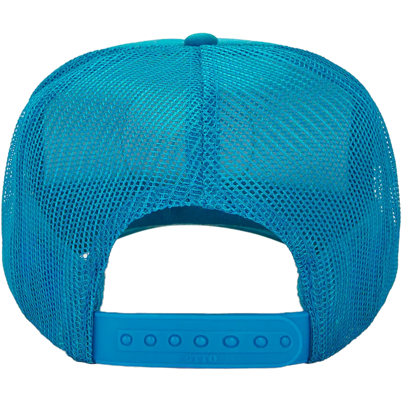 Electric Rainbow Trucker Hat, Friday Feelin Electric Rainbow Trucker Hat back
