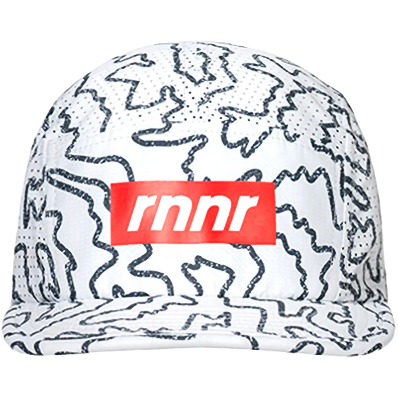 Pacer Hat - Brain on Run, Rnnr Pacer Hat - Brain on Run in white