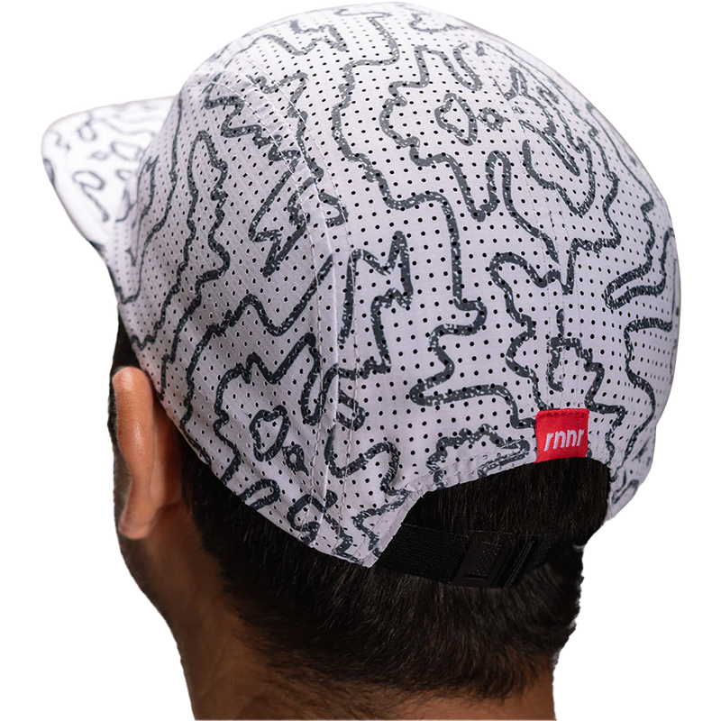 Pacer Hat - Brain on Run, Rnnr Pacer Hat - Brain on Run in white back