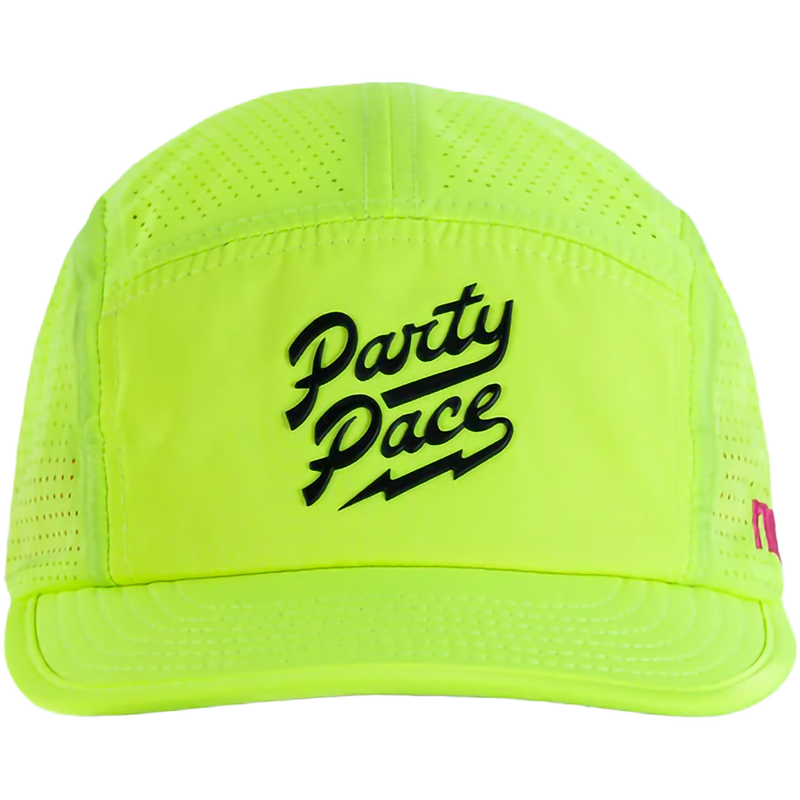 Pacer Hat - Party Pace, Rnnr Pacer Hat - Party Pace in Neon/Lime front