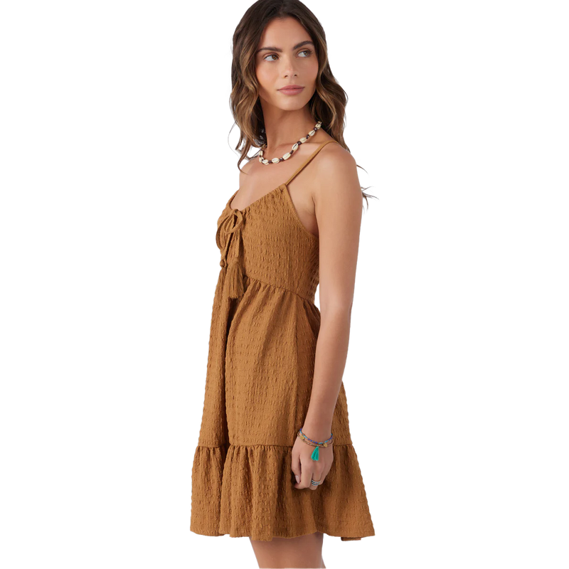 Women's Saige Dress, O'Neill Women's Saige Dress in Brown Sugar left