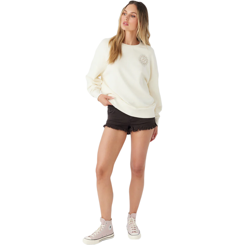 Women's Choice Oversized Fleece, O'Neill Women's Choice Oversized Fleece in Winter White front