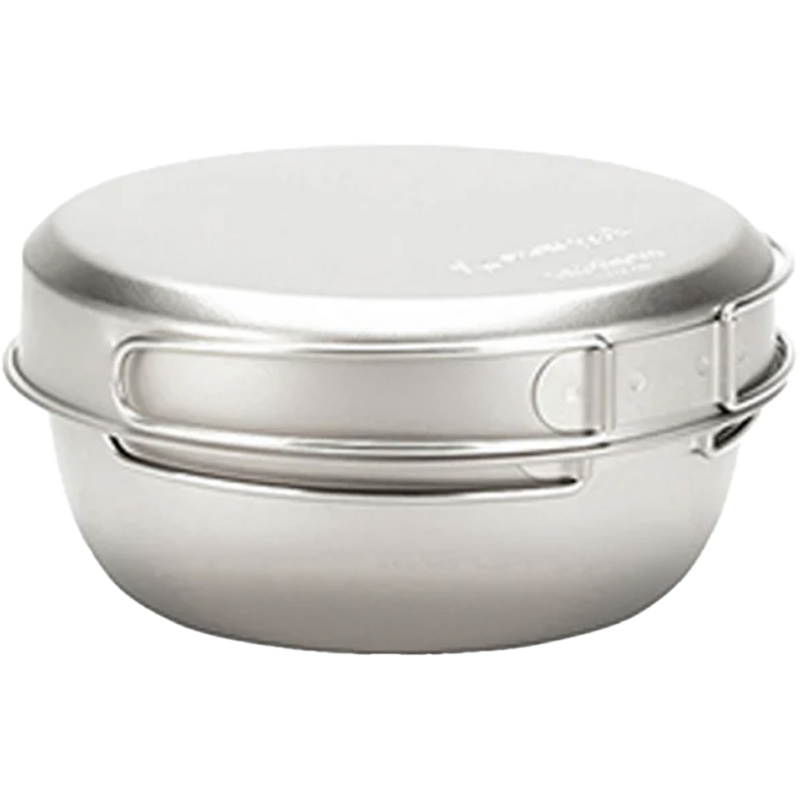 Titanium 3 Piece Cookset, Snow Peak Titanium 3 Piece Cookset carry size