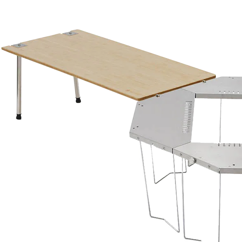 Jikaro Firering Table, Snow Peak Jikaro Firering Table with table attachment