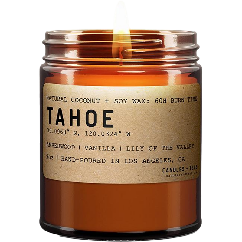Lake Tahoe: California Candle, Candlefy Lake Tahoe: California Candle lit