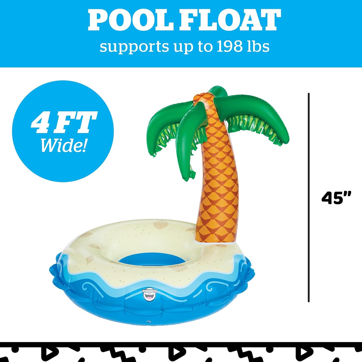 Palm Tree Pool Float alternate view