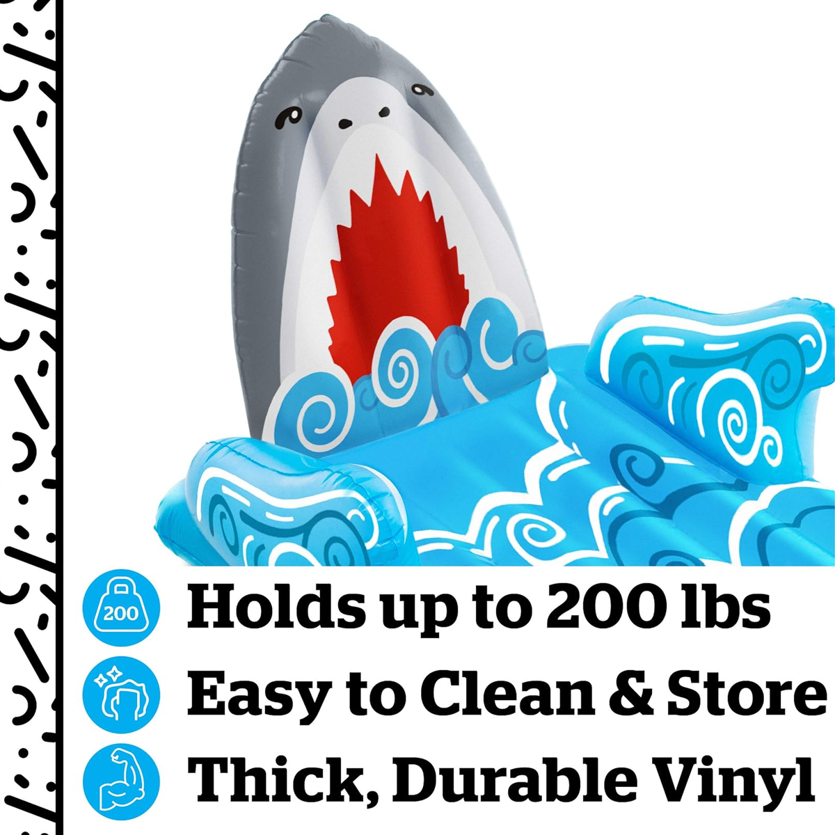 Shark Pool Lounger Float alternate view