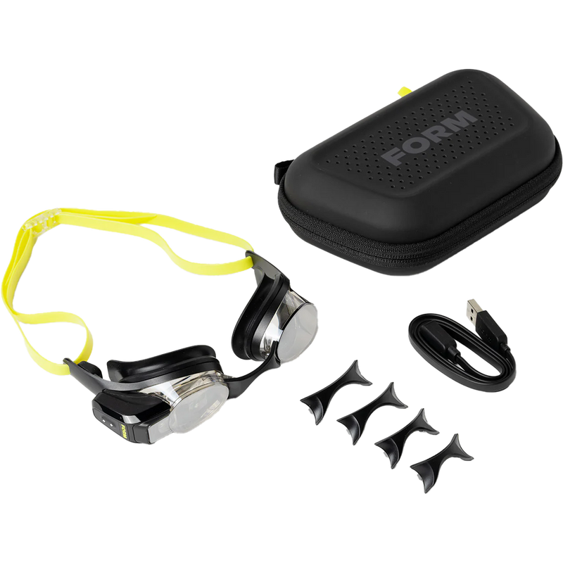Smart Swim 2 Goggles, FORM Smart Swim 2 Goggles in Black