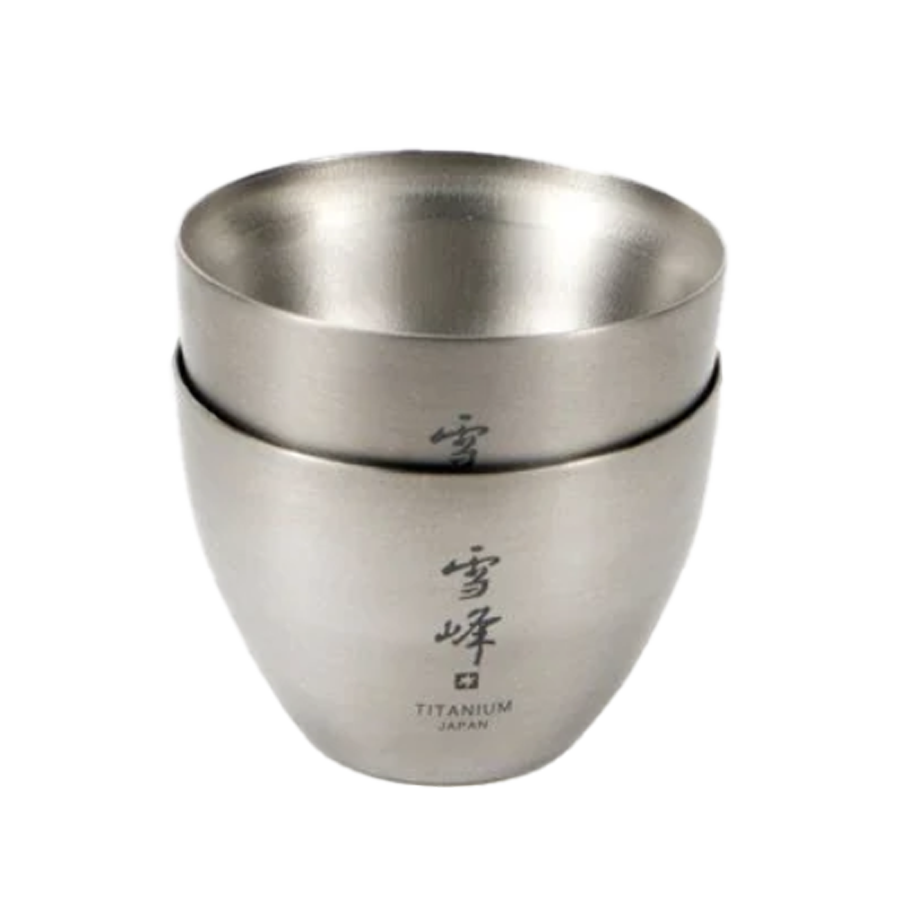 Titanium Sake Double Wall Cup alternate view