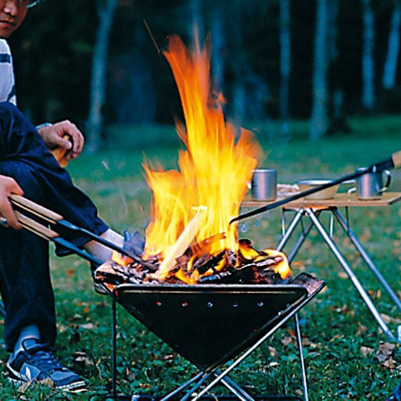 Fire Tool Set Pro, Snow Peak Fire Tool Set Pro at camp