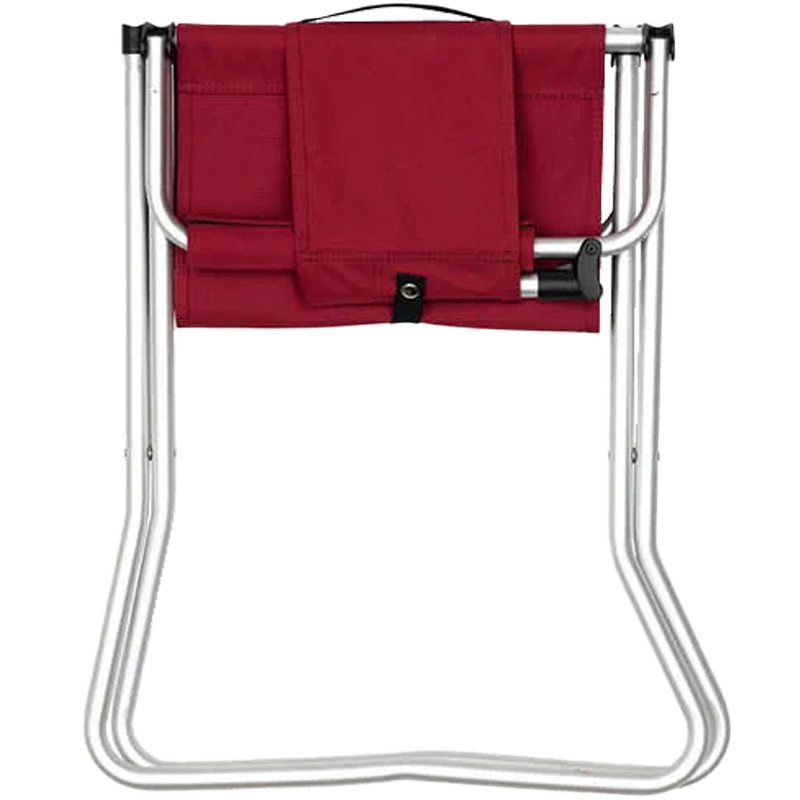Red Folding Chair, Snow Peak Red Folding Chair folded