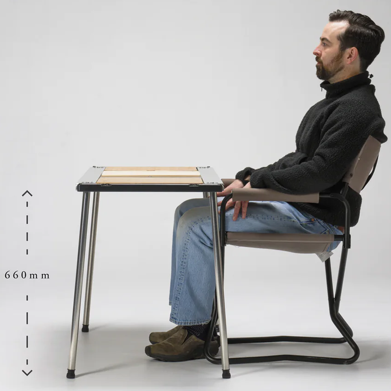 Gray Folding Chair, Snow Peak Gray Folding Chair sitting height