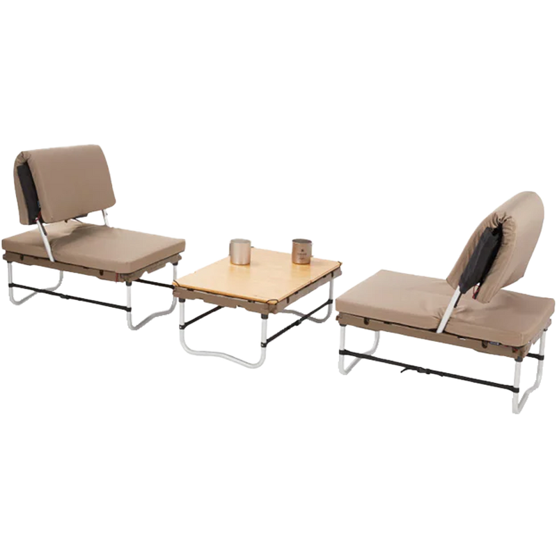 Campfield Futon Starter Set, Luxury Low Beach Chair Campfield Futon Starter Set as table and chairs