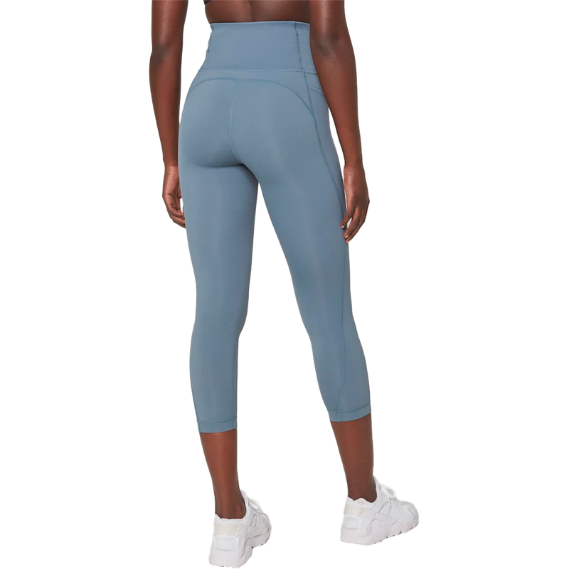 Women's Vital High-Waisted Pocket Capri 22", MPG Women's Vital High-Waisted Pocket Capri 22" in Calm Teal back