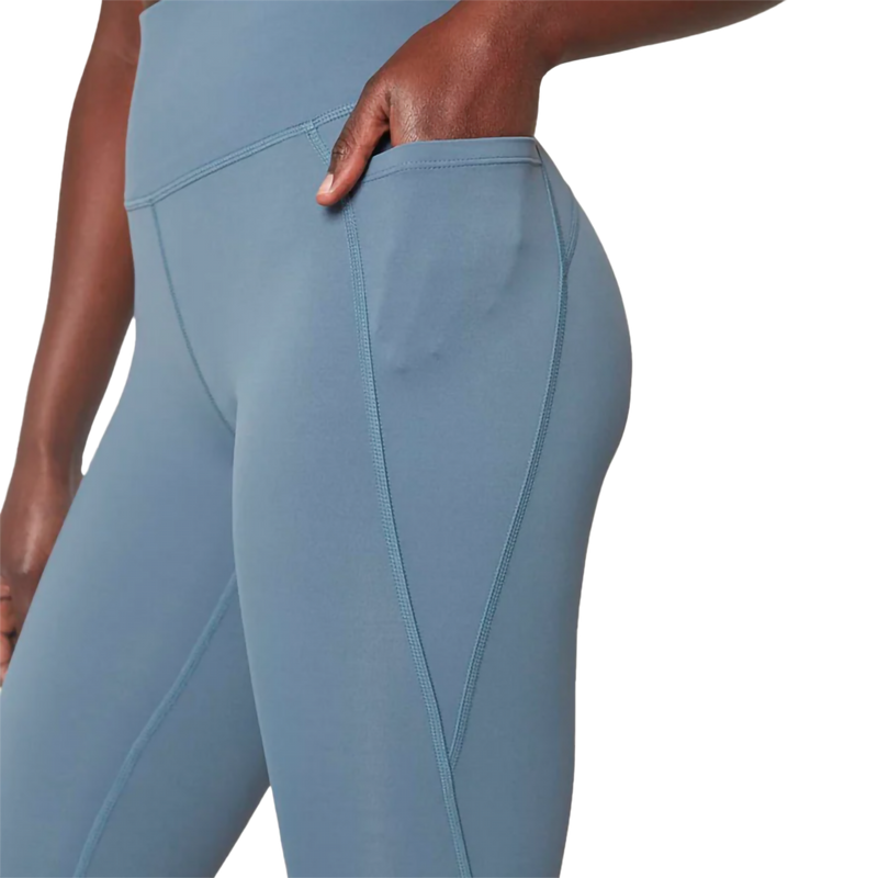 Women's Vital High-Waisted Pocket Capri 22", MPG Women's Vital High-Waisted Pocket Capri 22" in Calm Teal left