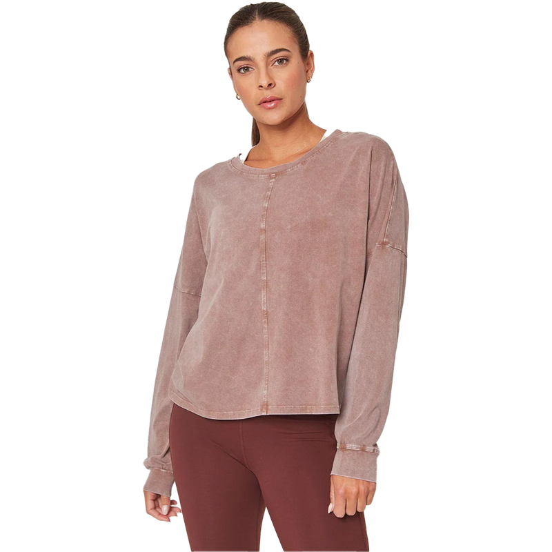 Women's Calm Oversized Boxy Long Sleeve, Featured Image