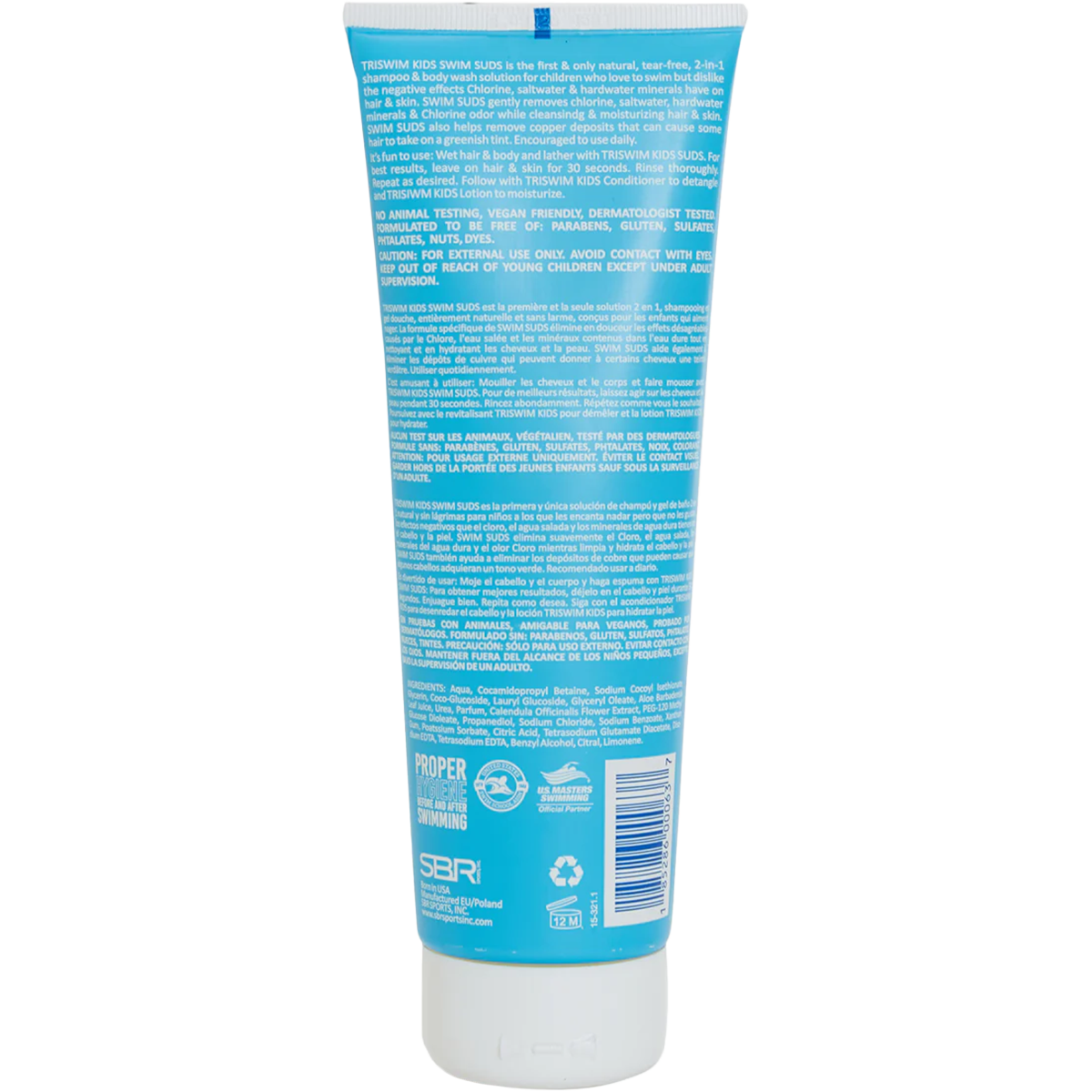 8.5oz Kids Natural Tear Free Swim Suds alternate view