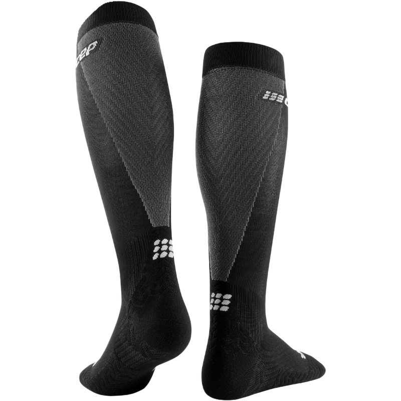 Women's UltraLight Tall Compression Socks, CEP Compression Women's UltraLight Tall Compression Socks in Black/Grey back