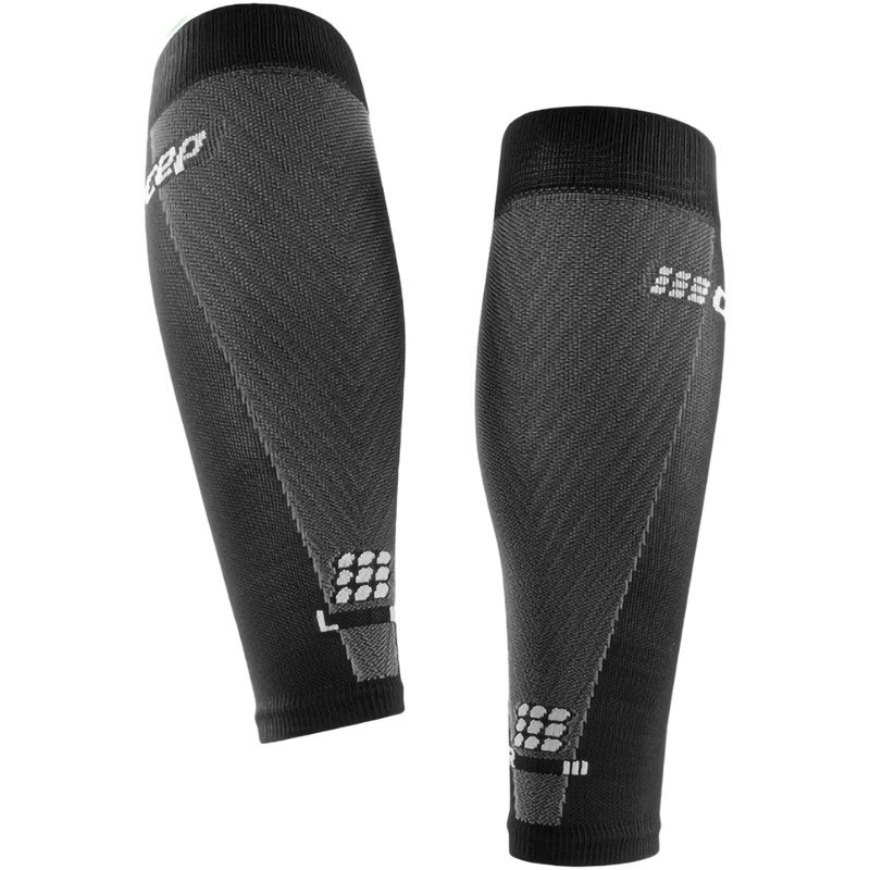 Men's UltraLight Compression Calf Sleeves, CEP Compression Men's UltraLight Compression Calf Sleeves in Black/Light Grey back