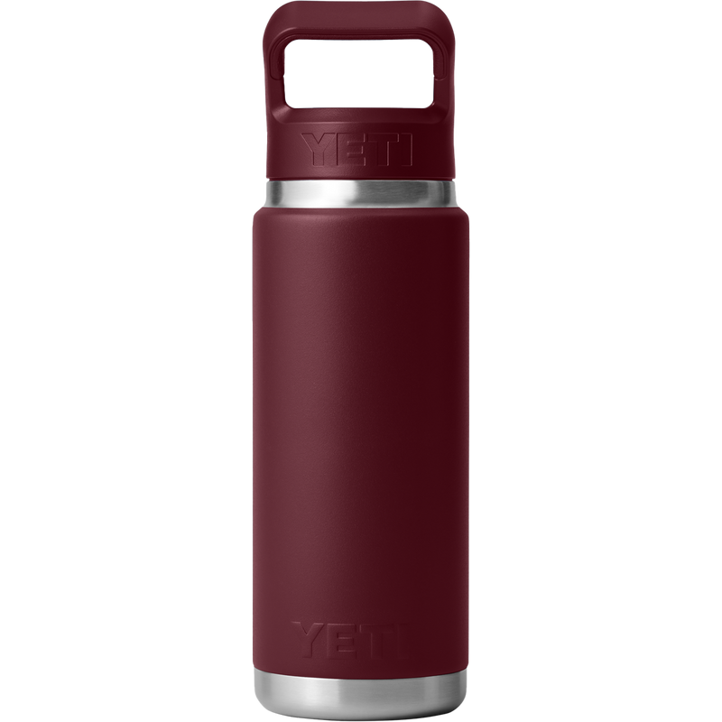 Rambler 26 oz Bottle with Color Matched Straw Cap, Yeti Rambler 26 oz Bottle with Straw Cap back