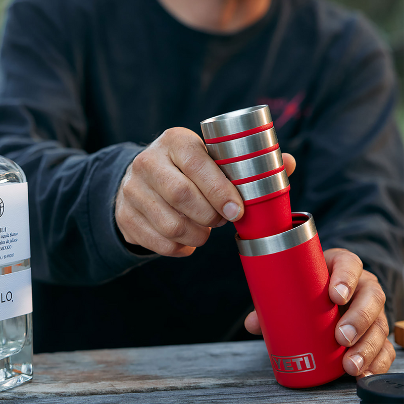 Shot Glasses with Carrying Case, Yeti Shot Glasses with Carrying Case at camp