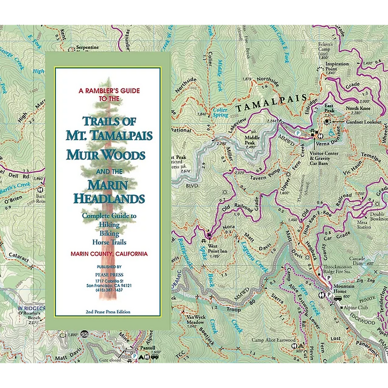 Mt Tam, Muir Woods and Headlands Map, Featured Image