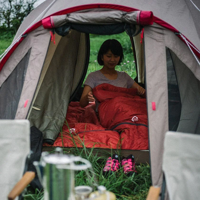 Ofuton Wide, Snow Peak Ofuton Sleeping Bag Wide at camp
