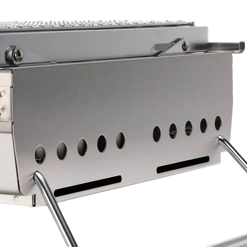Double BBQ Box, Snow Peak Double BBQ Box side