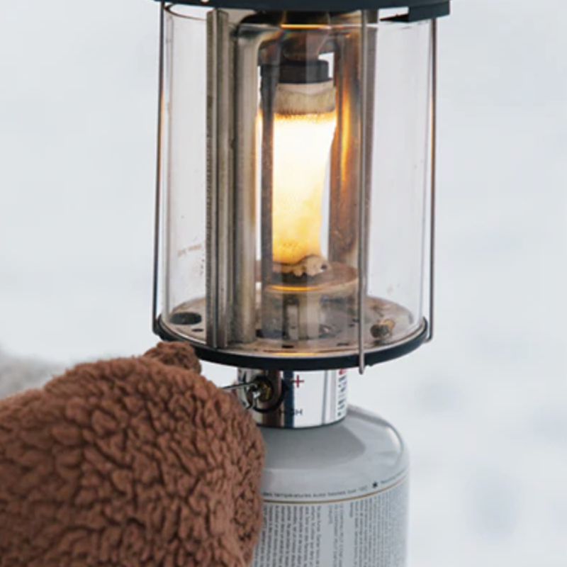 Gigapower BF Lantern, Snow Peak Gigapower BF Lantern in snow