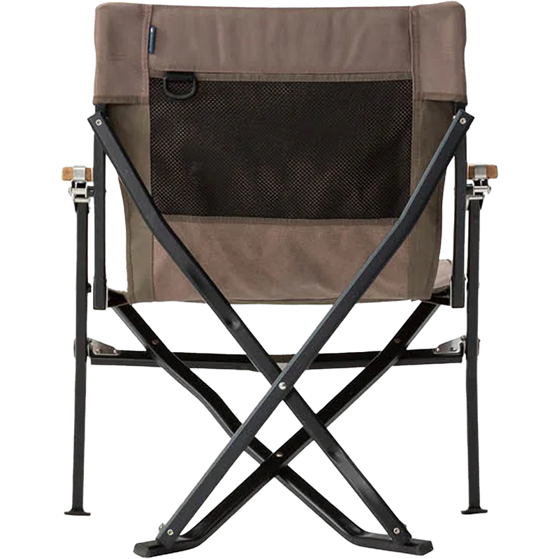 Luxury Low Beach Chair Grey, Snow Peak Luxury Low Beach Chair Back