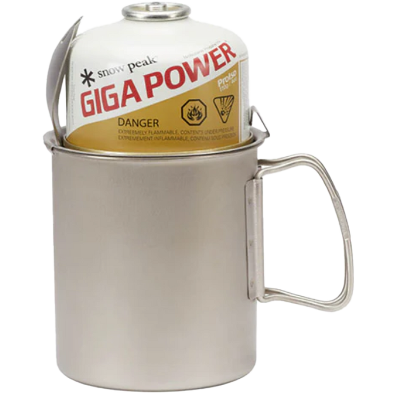 Trek 700 Titanium, Snow Peak Trek 700 Titanium with fuel