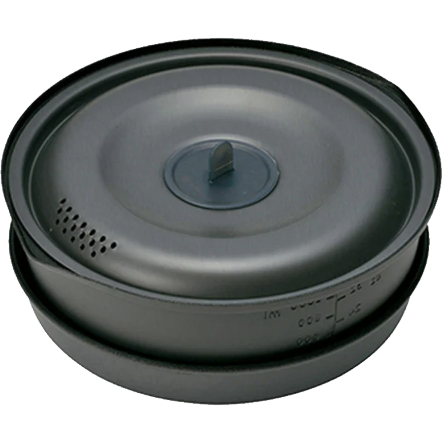 Snow Peak Aluminum Non-stick Cooker 1000 nested