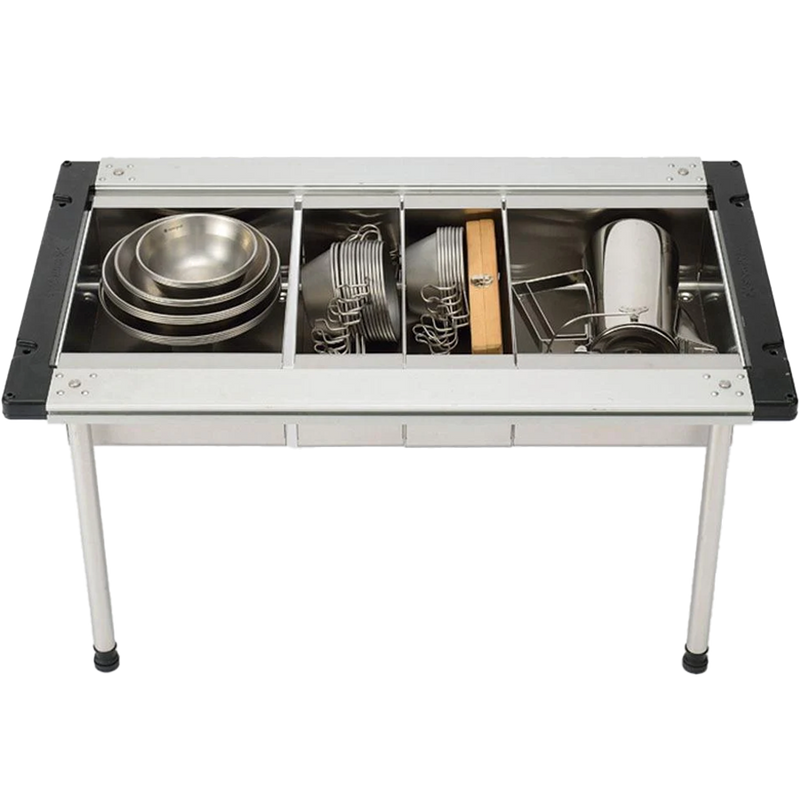 Stainless Box Half Unit, Snow Peak Stainless Box Half Unit in table