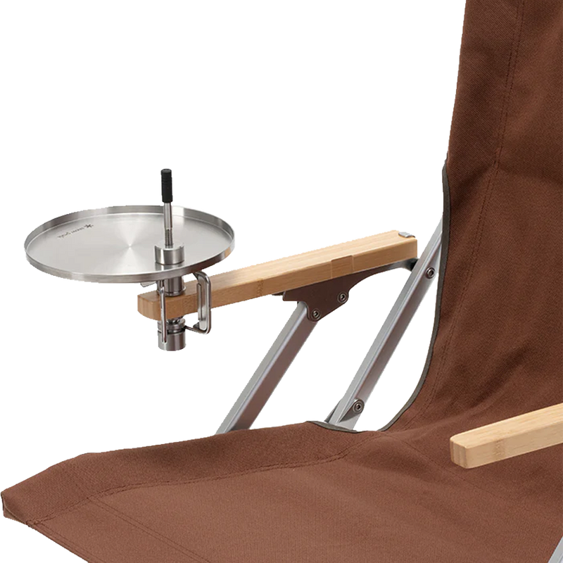 TTA Side Table, Snow Peak TTA Side Table on Chair
