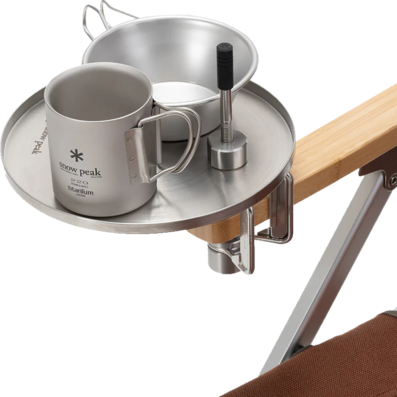 TTA Side Table, Snow Peak TTA Side Table with Accessories