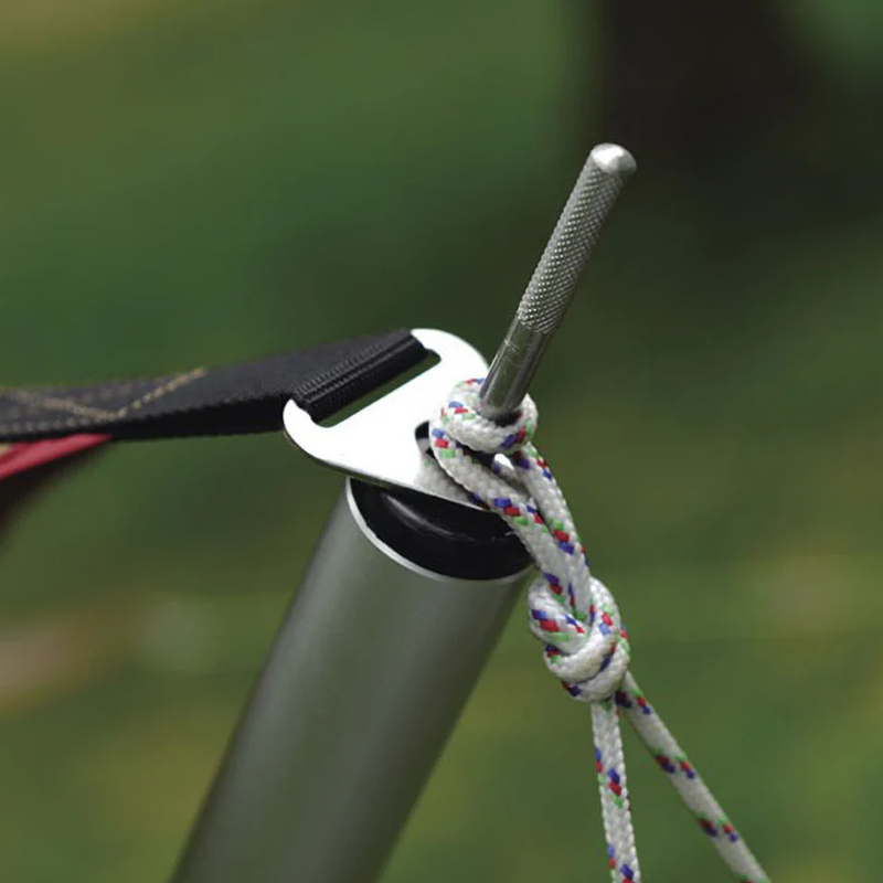 Wing Pole 240cm Aluminum, Snow Peak Wing Pole 280cm Aluminum tip at camp