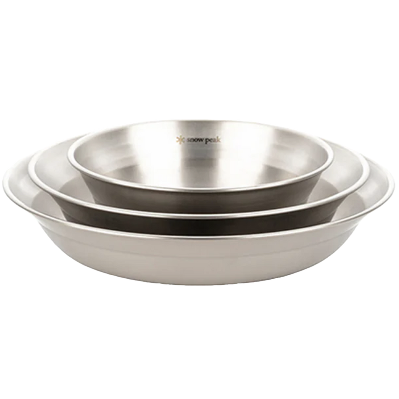 Tableware Set L, Snow Peak Tableware Set L nesting