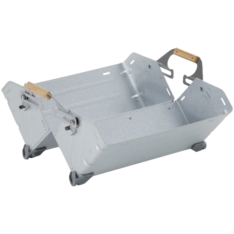 Stacking Shelf Container 25, Snow Peak Stacking Shelf Container 25 open