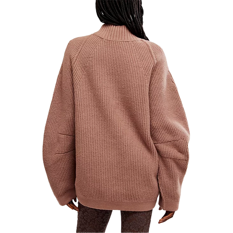 Women's Sunbeam Sweater, Free People Women's Sunbeam Sweater in Antler back