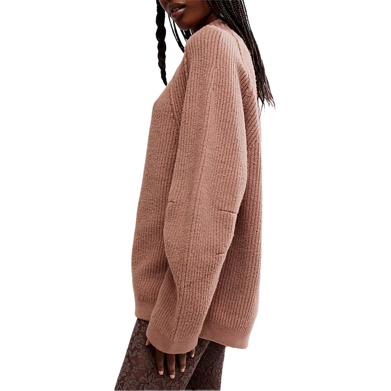 Women's Sunbeam Sweater, Free People Women's Sunbeam Sweater in Antler left
