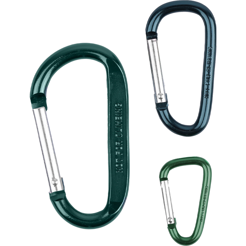 Multi Pack Carabiners, Coghlan's Multi Pack Carabiners sizes