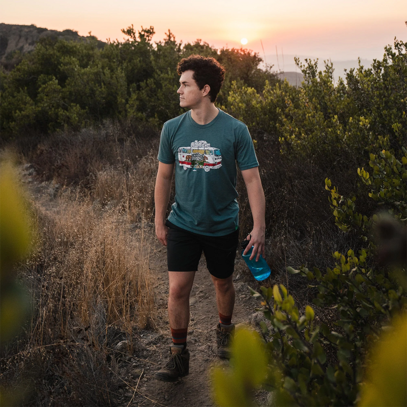 Men's California Road Trip Tee, Wild Tribute Men's California Road Trip Tee front