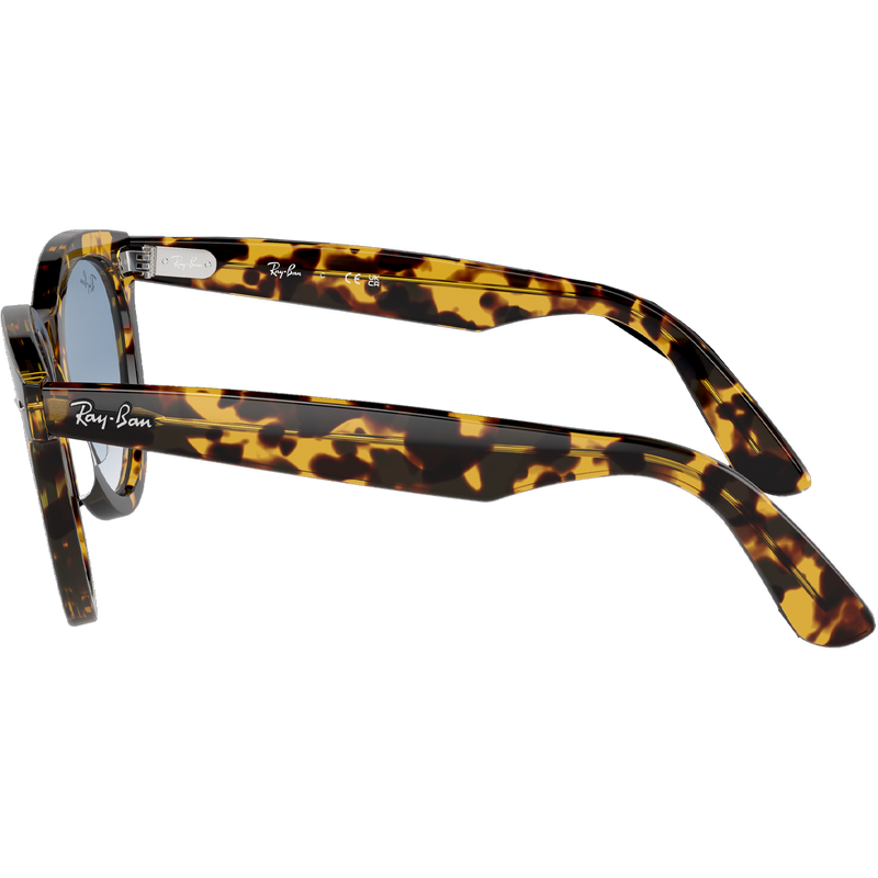 Wayfarer Way - Polished Yellow Havana/Clear & Blue, Ray Ban Wayfarer Way - Polished Yellow Havana/Clear & Blue side