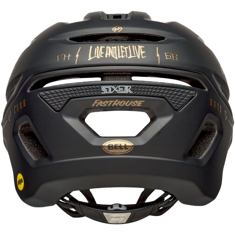 Sixer MIPS, Bell Sports Sixer MIPS Black/Gold back